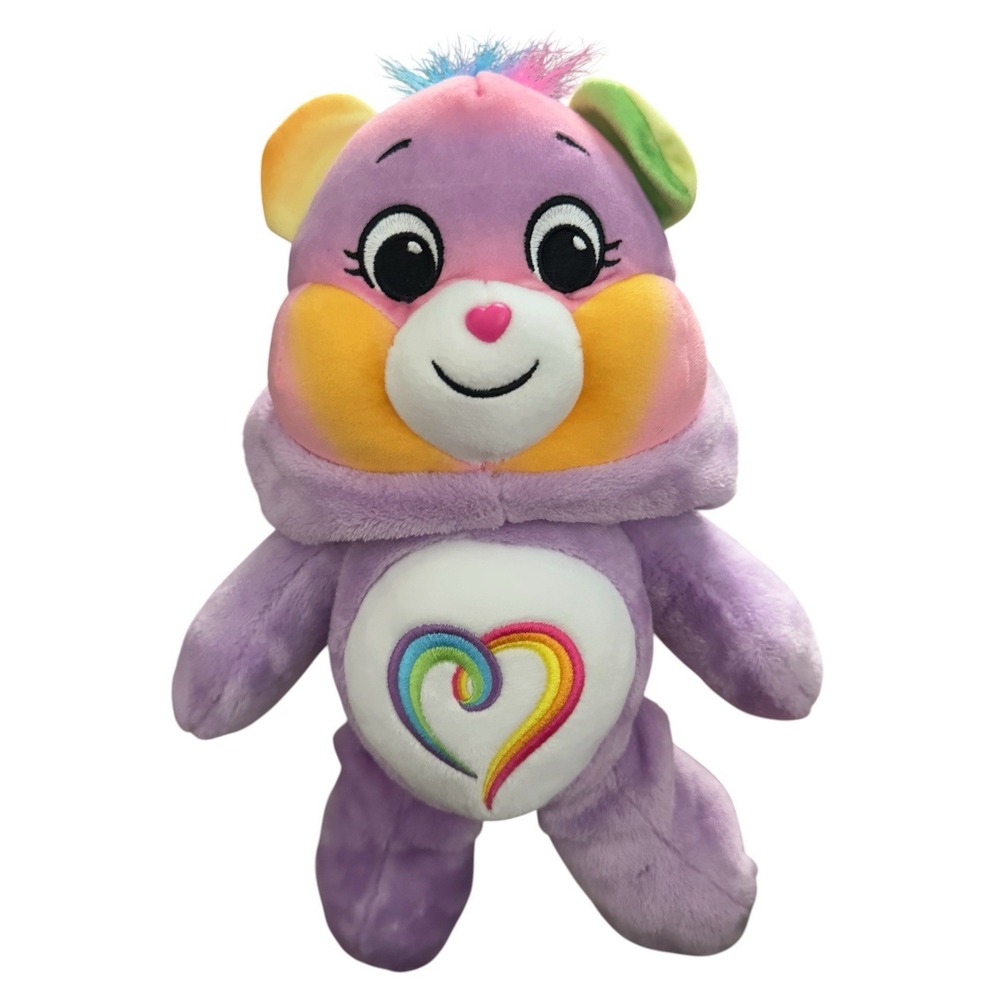 Care Bear Unlock Magic Rainbow Heart‎ Togetherness Plush 12" Stuffed Animal